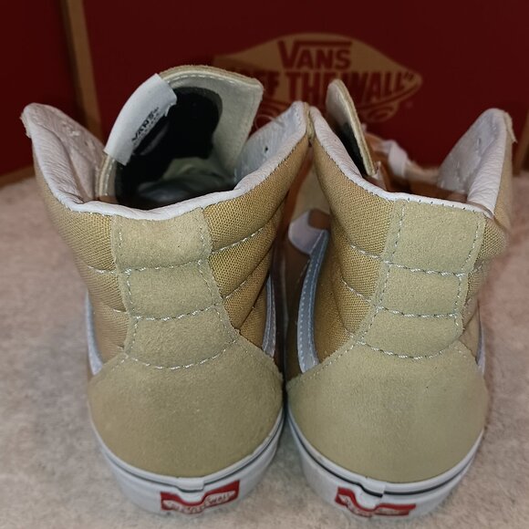 Vans Men's 8/Women's 9.5 Sk8-Hi Taos Taupe/True White VN0A32QGYUU - Picture 10 of 12